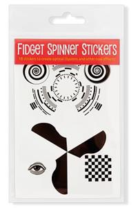 Fidget Spinner Stickers B&w