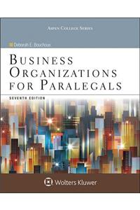 Business Organizations for Paralegals