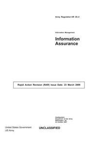Army Regulation AR 25-2 Information Assurance