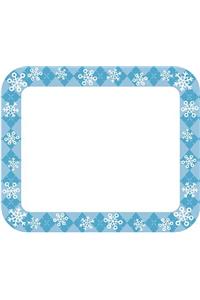 Snowflakes Name Tags