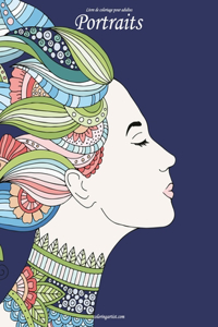 Livre de coloriage pour adultes Portraits 1