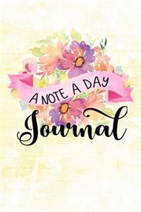 A Note a Day Journal
