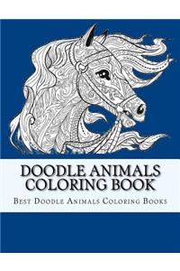 Doodle Animals Coloring Book