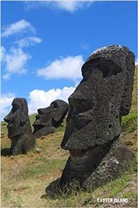 Easter Island: 6'' X 9'' Lined Notebook Top 100 Wonders of the World Coverwork Book, Planner, Journal, Diary 120 Pages