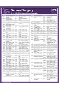 ICD-10 Mappings 2015 Express Reference Coding Card: General Surgery
