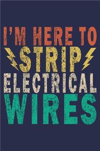 I'm Here To Strip Electrical Wires