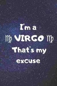 I'm a VIRGO, that's my excuse!