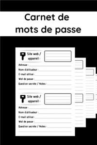 Carnet de mots de passe
