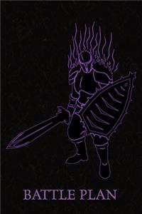 Battle Plan - Purple Edition - College Wide Ruled Notebook - 6