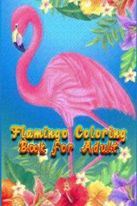 Flamingo Coloring Book for Adult