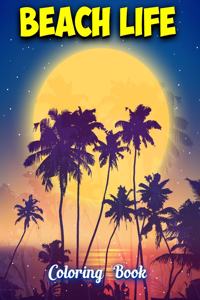 Beach Life Coloring Book