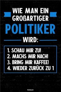 Wie man ein großartiger Politiker wird