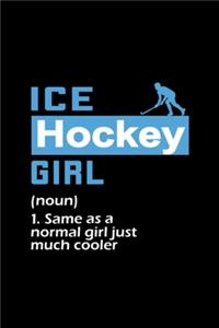 Ice Hockey Girl Definition Funny Sport Saying Gift