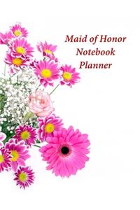 Maid of Honor Notebook Planner