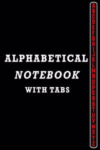Alphabetical Notebook with Tabs