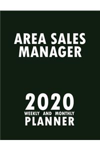 Area Sales Manager 2020 Weekly and Monthly Planner