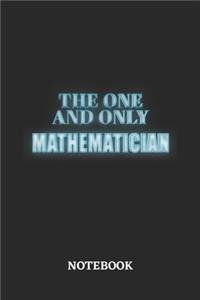 The One And Only Mathematician Notebook
