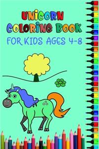 Unicorn Coloring Book For Kids Ages 4-8