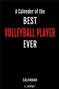 Calendar for Volleyball Players / Volleyball Player