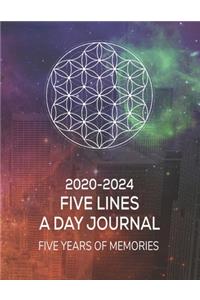 2020 - 2024 Five Lines A Day Five Year Journal