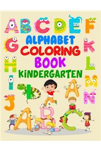 Alphabet Coloring Book Kindergarten