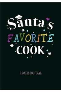 Santa's Favorite Cook - Recipe Journal