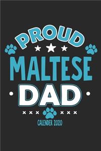 Proud Maltese Dad Calendar 2020