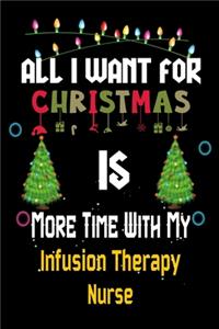 All I want for Christmas is more time with my Infusion Therapy Nurse