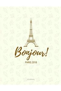 Bonjour Paris 2018 Traveler's Journal