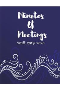 Minutes of Meetings 2018-2019-2020