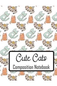 Cute Cats Composition Notebook