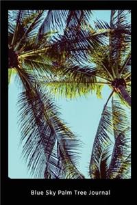 Blue Sky Palm Tree Journal