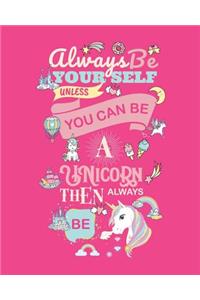 Always Be Yourself Unless You Can Be A Unicorn Then Always Be A Unicorn