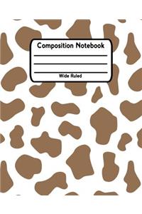 Composition Notebook Wide Ruled