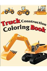 Truck Construction Coloring Book