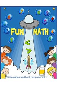 Fun Math Kindergarten Workbook Mix Game