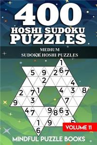 400 Hoshi Sudoku Puzzles: Medium Sudoku Hoshi Puzzles