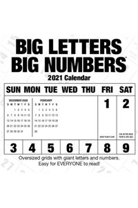 Cal 2021- Big Letters Big Numbers Wall