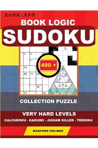 Book logic Sudoku. 400 collection puzzle.