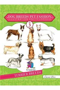 Dog Breeds Pet Fashion Illustration Encyclopedia