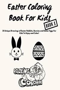 Easter Coloring Book For Kids