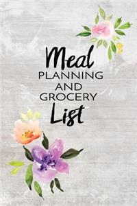 Meal Planning And Grocery List