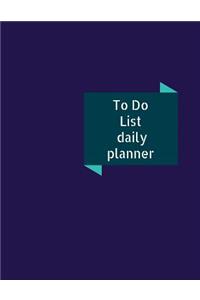 To Do List Daily Planner