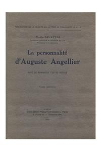 La Personnalite d'Auguste Angellier 1
