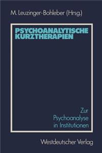 Psychoanalytische Kurztherapien