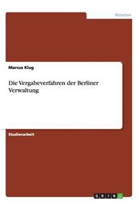 Vergabeverfahren der Berliner Verwaltung