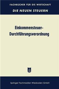 Einkommensteuer-Durchführungsverordnung (Estdv 1957)
