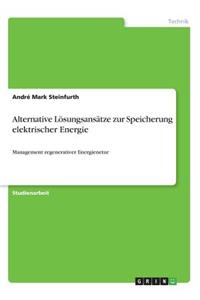 Alternative Lösungsansätze zur Speicherung elektrischer Energie