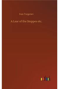 Lear of the Steppes etc.