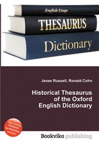 Historical Thesaurus of the Oxford English Dictionary